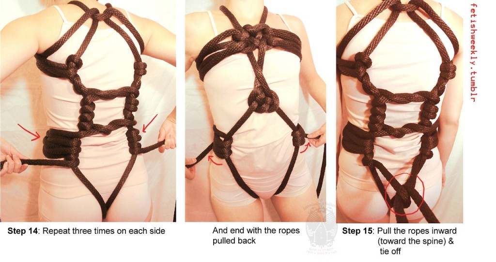 Coin Basket Harness Tutorial by Fetish Weekly 